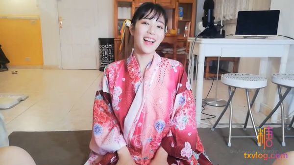 糖心Vlog 口爆和服小母狗