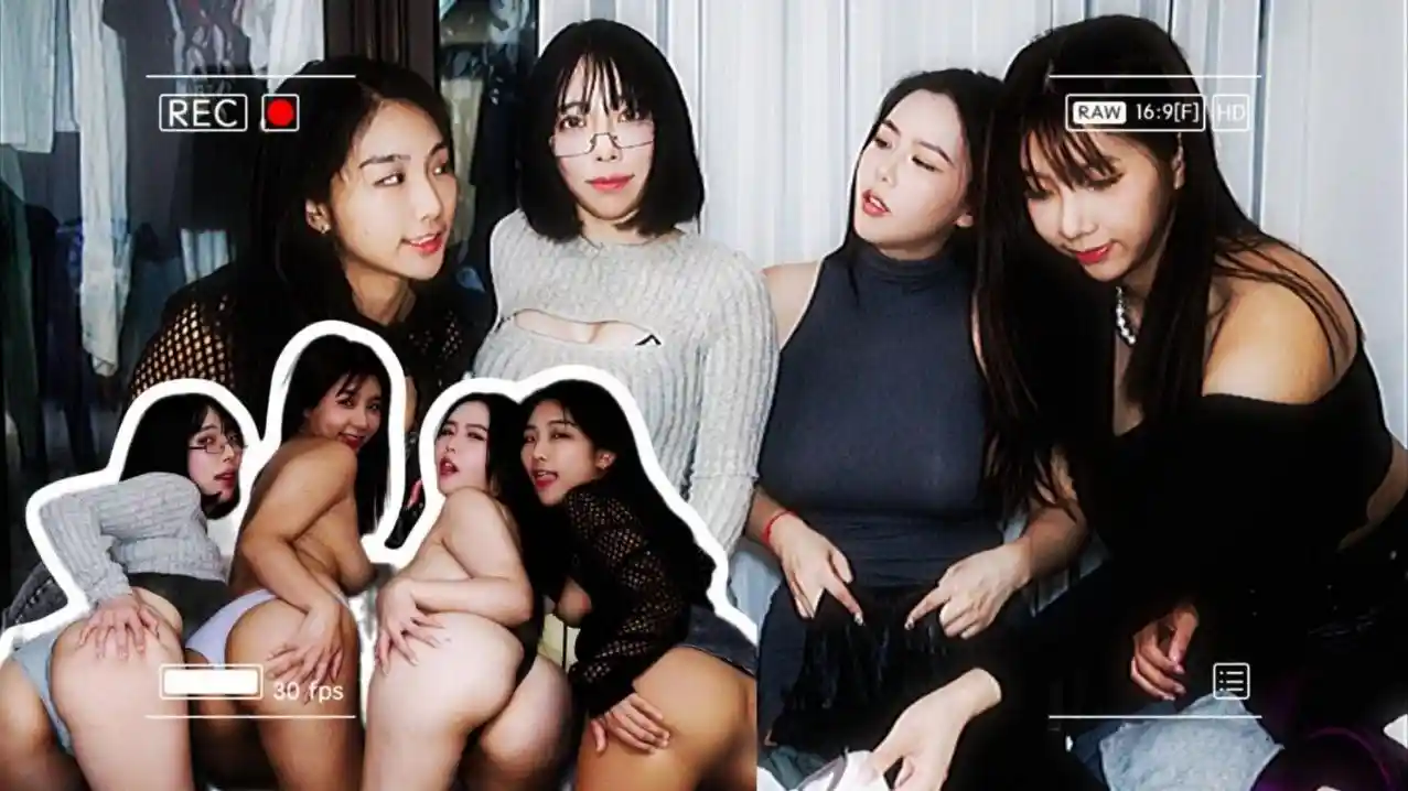 女孩们在做爱时互相爱抚敏感地带 我舔她的私密处同时也被其他人舔 倪娜 nina_loveu